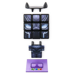 Rubik's Black Panther Cuber desk display in a home office