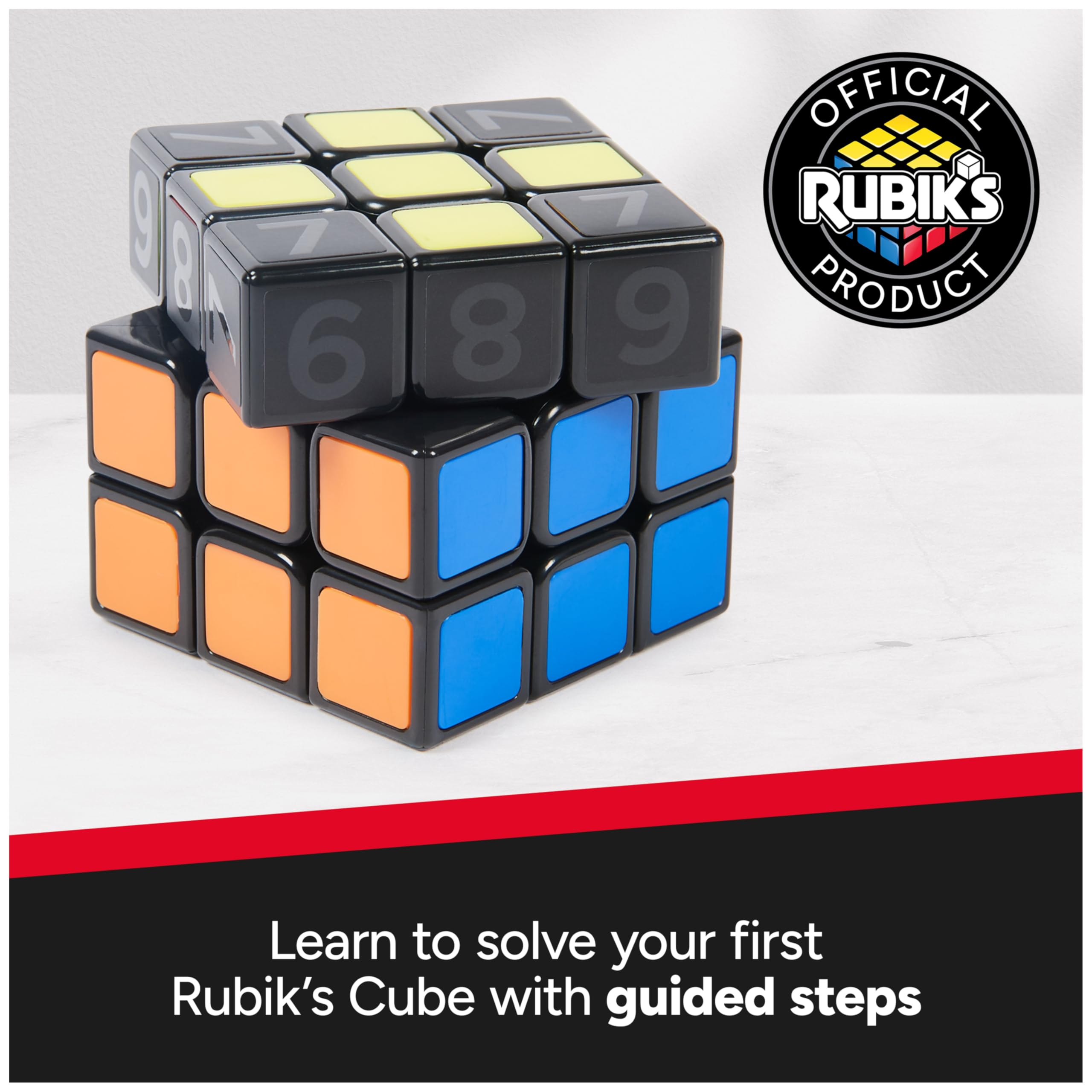 Rubik's Coach Cube step guide videos support practical solving for all ages.