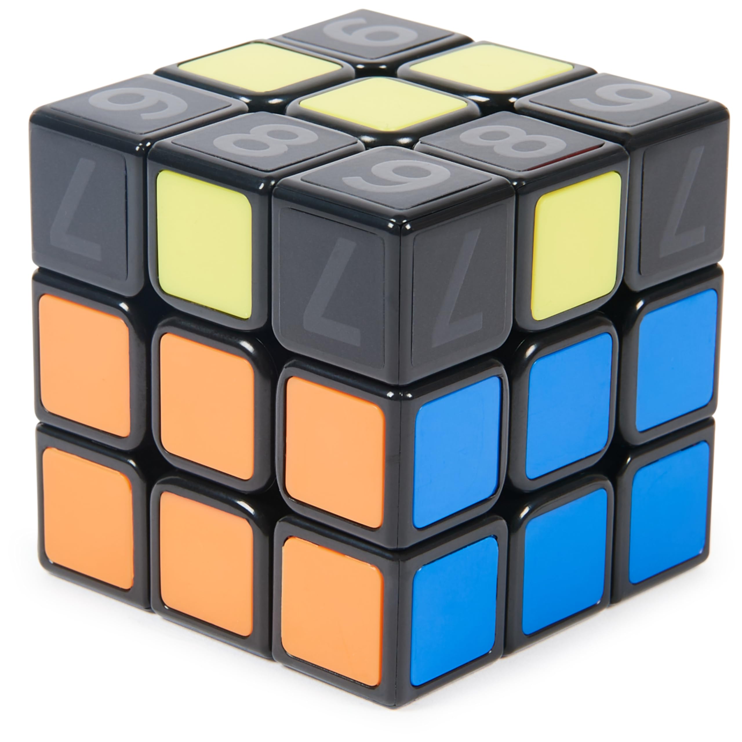 Rubik's Coach Cube sticker peel method illustrating guided learning and step-by-step progress.
