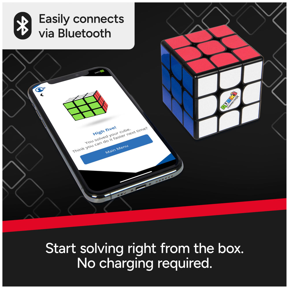 Rubik's ConnectedX beginner tips scene promoting interactive learning.