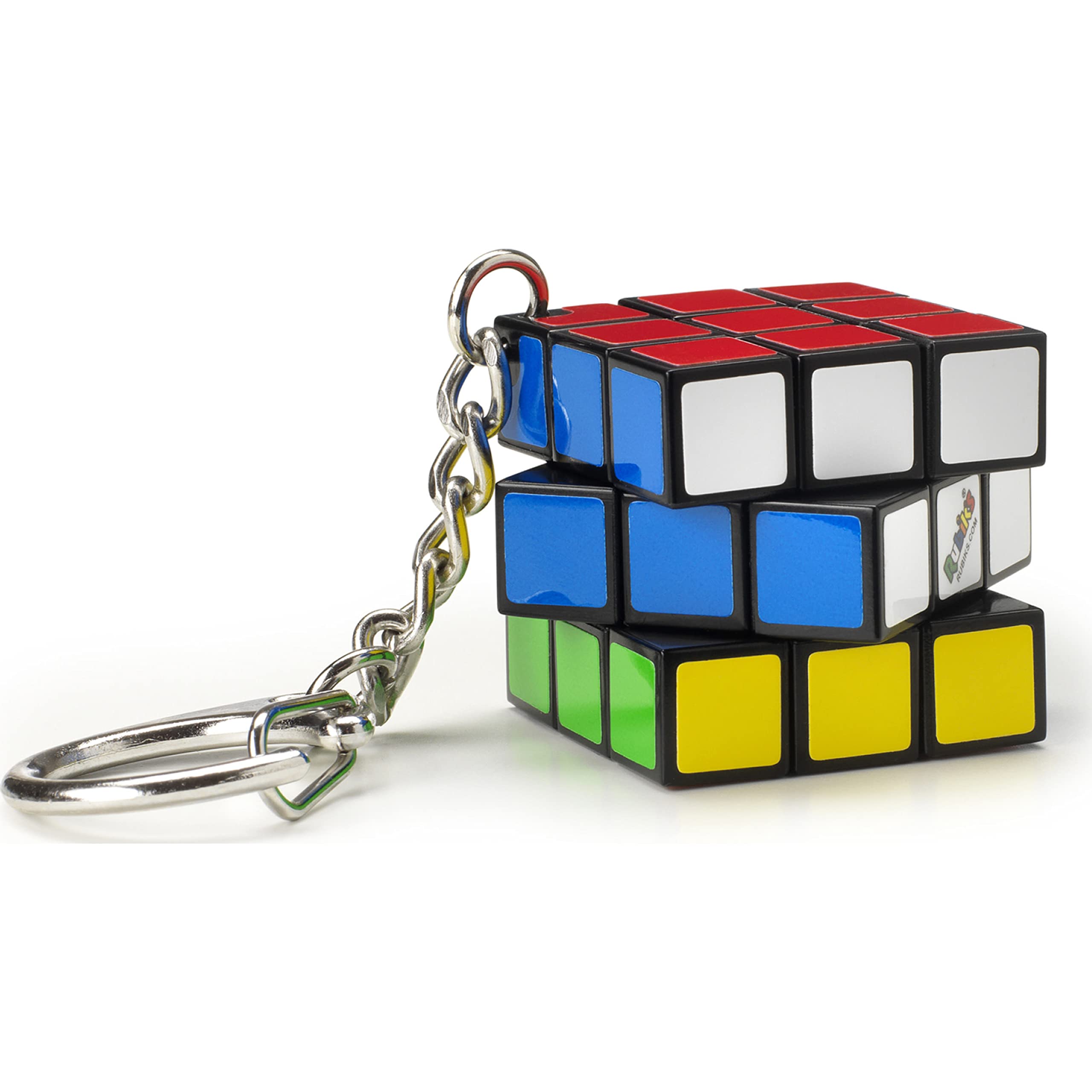 Rubik's Cube 3x3 key ring makes a thoughtful gift for puzzle lovers on the move.