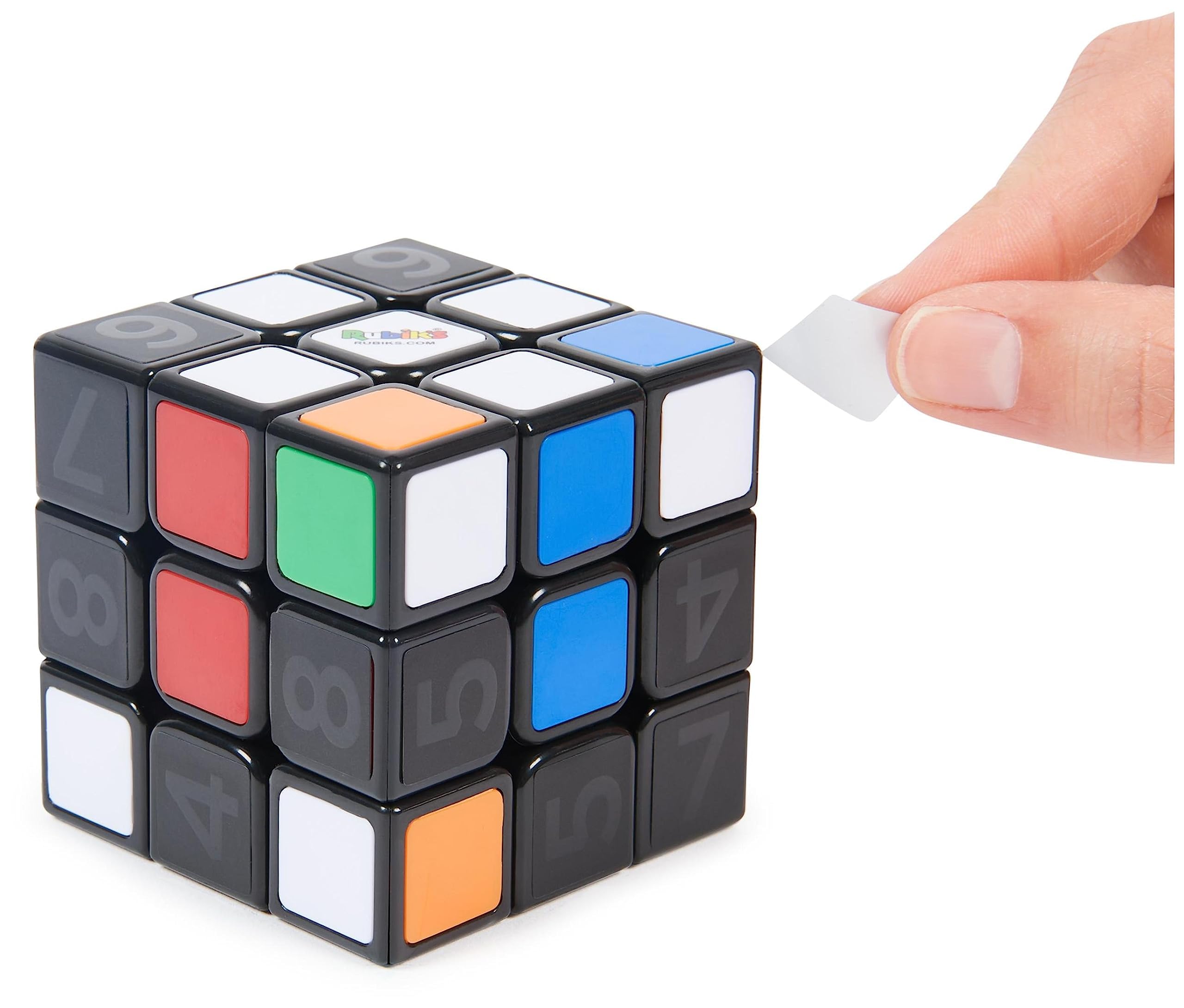 RUBIK'S Cube Coach 3x3 portable-travel form fits on-the-go learning and play.