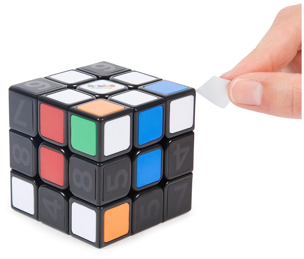 RUBIK'S Cube Coach 3x3 portable-travel form fits on-the-go learning and play.