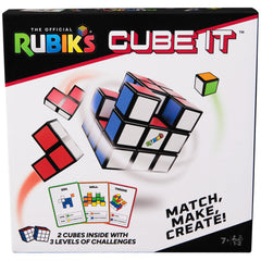 Cube It game setup with two cube sets, ready for game night.