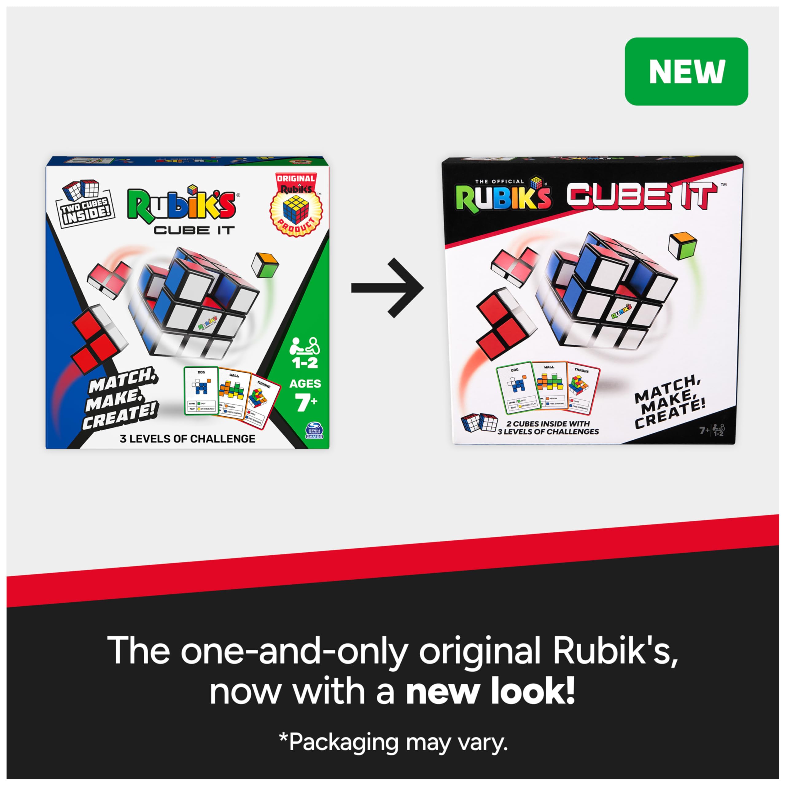 Travel-friendly packaging of Cube It for on-the-go play.