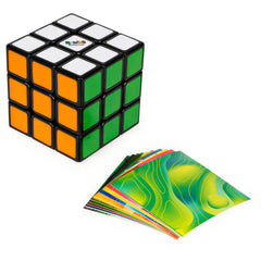 Rubik's Cube Original 3x3 in hand showing classic color puzzle.