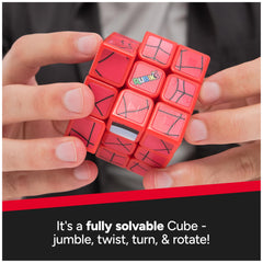 Rubik’s Spider-Man Cuber base and stand position the cube as decor.