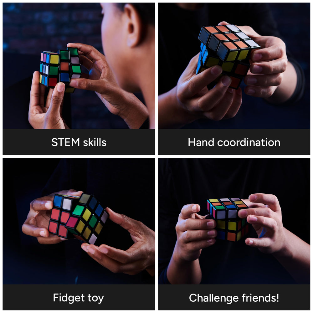 Rubik's Phantom twist-and-solve action for hands-on cognitive challenge