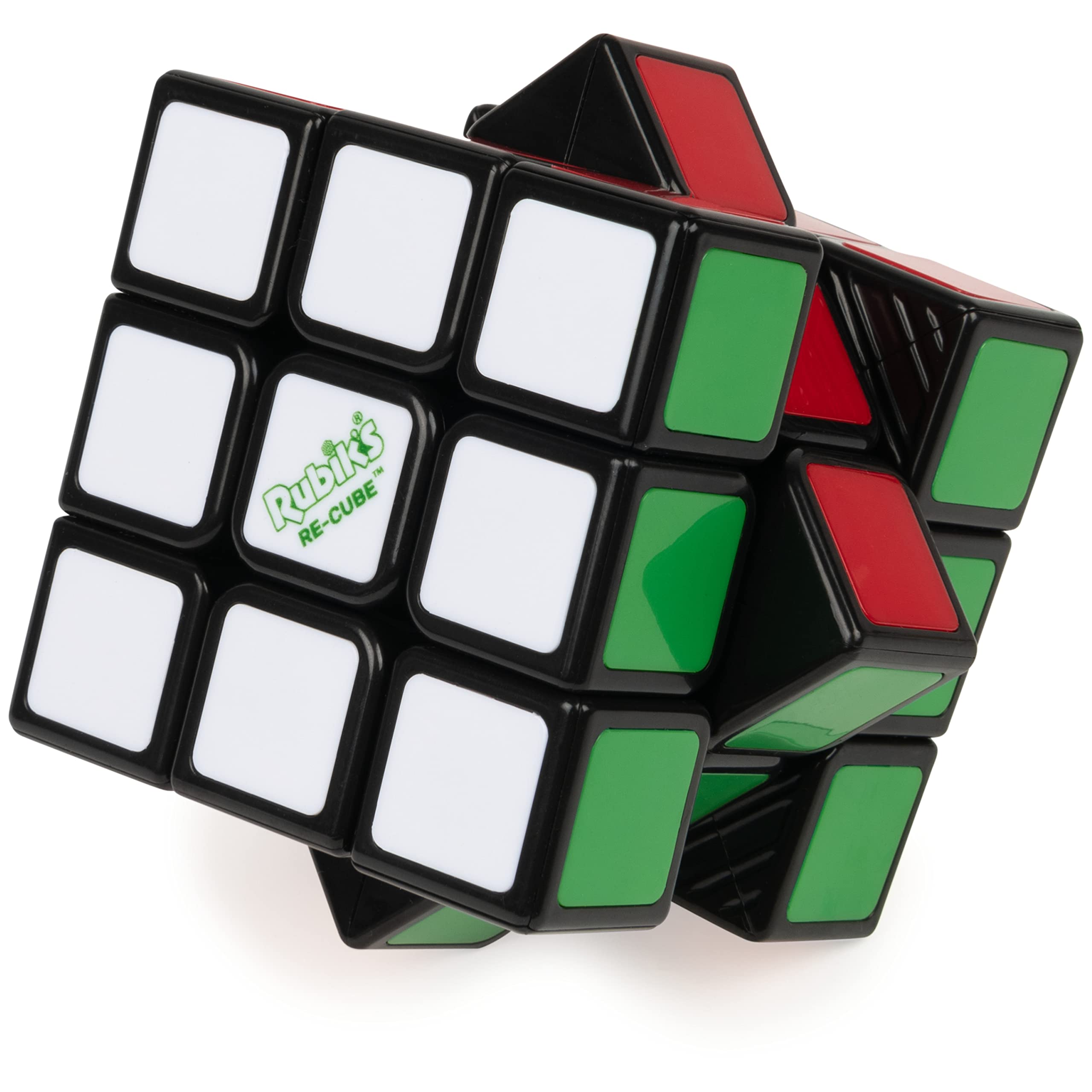 Rubik's Re-Cube fits in backpacks for on-the-go brain teasers.