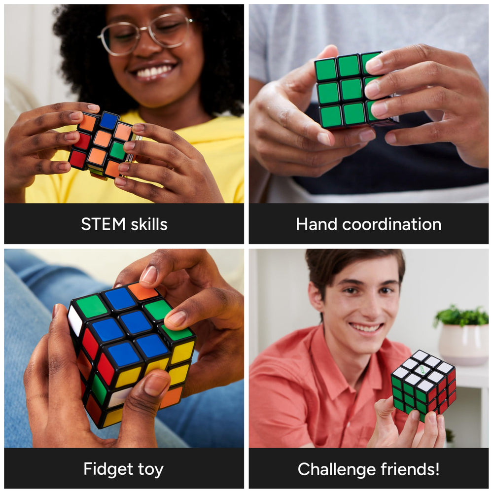 Rubik's Re-Cube smooth turns enable quick practice sessions.