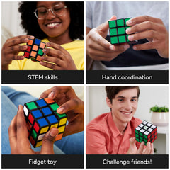 Rubik's Re-Cube smooth turns enable quick practice sessions.