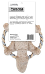 RUFFIN' IT Chipmunk plush toy with soft fur and squeaker for engaging play