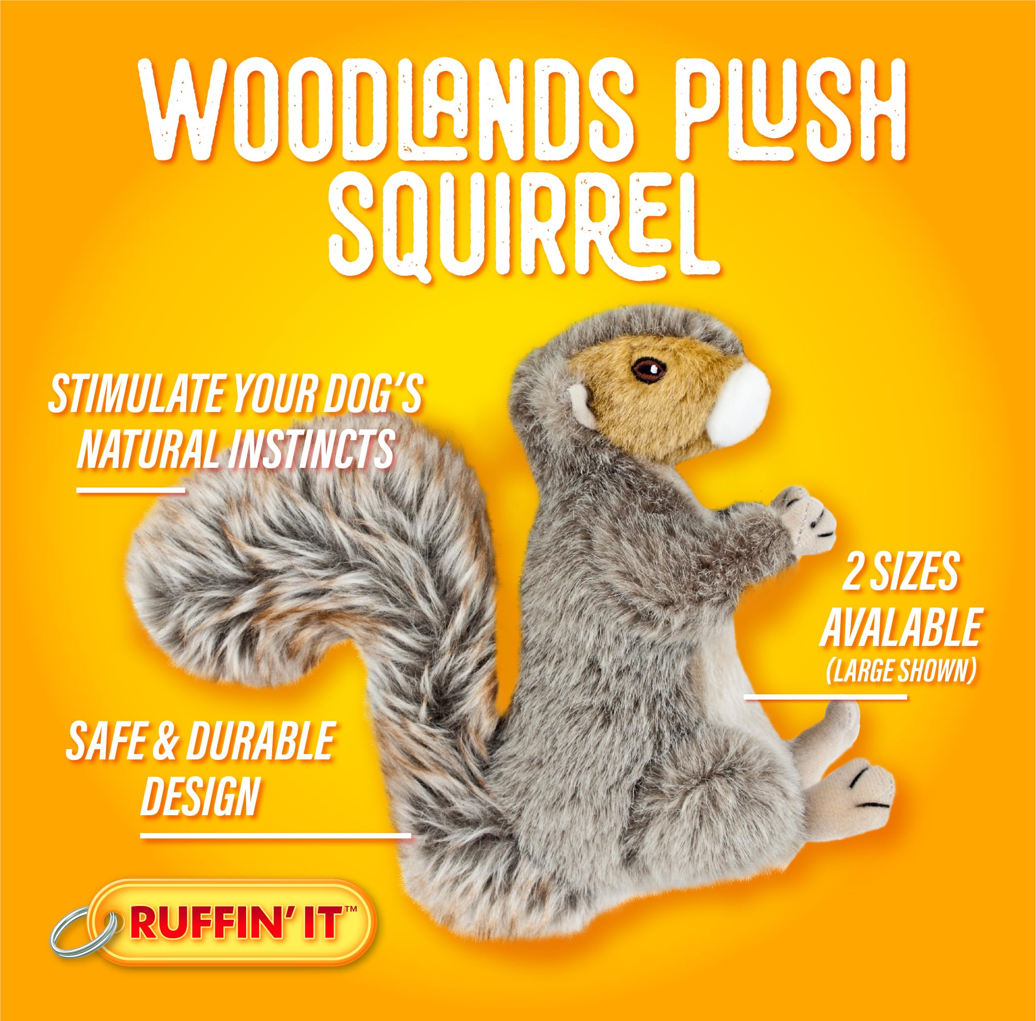 Ruffin' It durable design stands up to hours of fetch and tug.