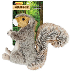 Ruffin' It large-sized woodlands plush squirrel suits dogs of all sizes.