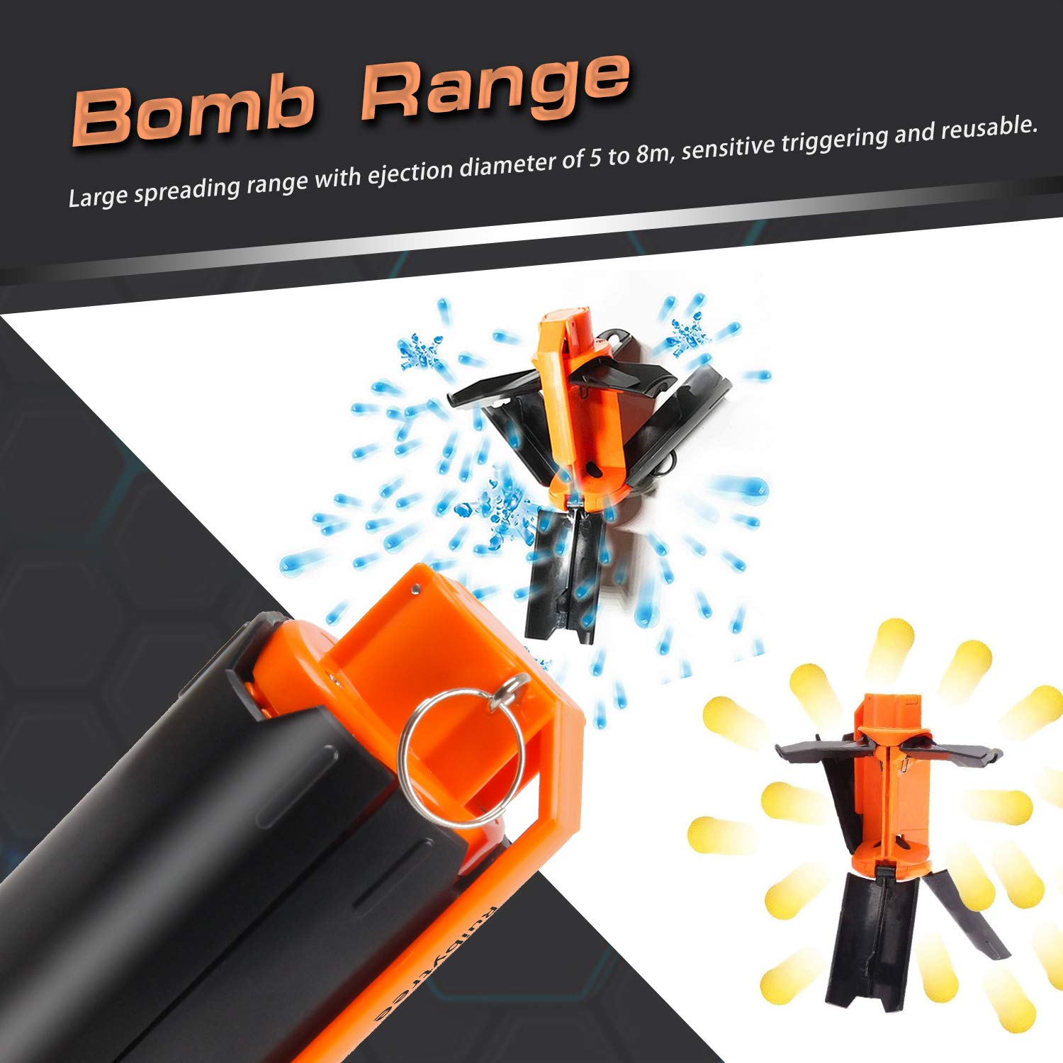 Ruibytree CS contents and bullets, two-pack includes 30 rounds.