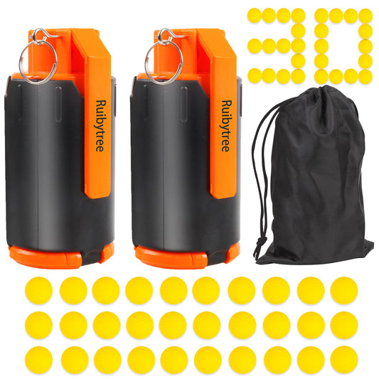 Ruibytree CS tactical plastic toy, front view, durable for extended Nerf battles.