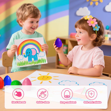 RuiHawk durable break-resistant eggs withstand lively art sessions.