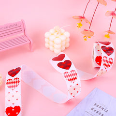Ruisita valentines stickers gift box decor with waterproof coating
