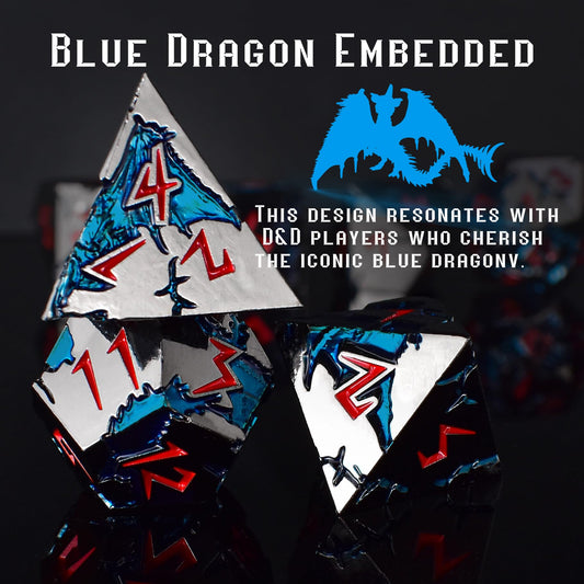 Rule Dice metal construction offers durability for countless tabletop sessions.