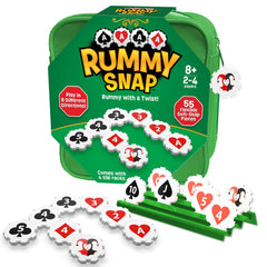 Rummy Snap full-size tiles shown for engaging, strategic gameplay at home.