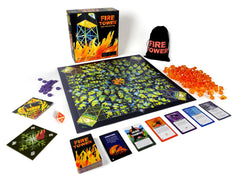 Runaway Parade Fire Tower Deluxe fire gems add tactile scoring and visual flair.
