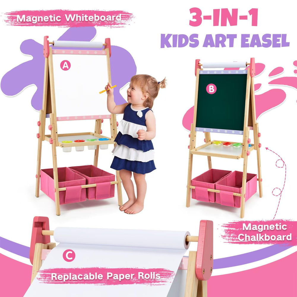Rundad Easel Supplies Kit with versatile art tools to spark imagination