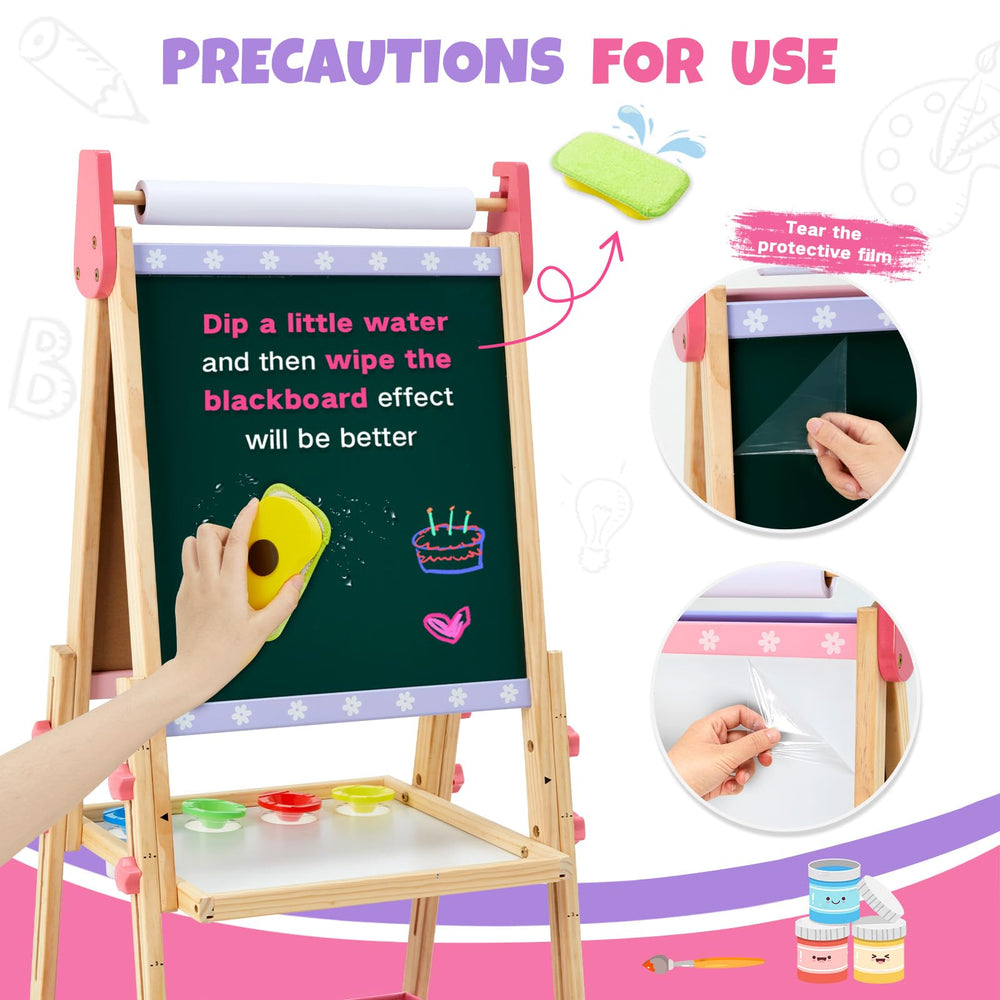 Rundad Toddler-Friendly Design encourages safe, mess-controlled art sessions