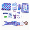 Runeaoys Mermaid Tail Blanket image showcasing cozy, snuggle-ready warmth for sleepovers.