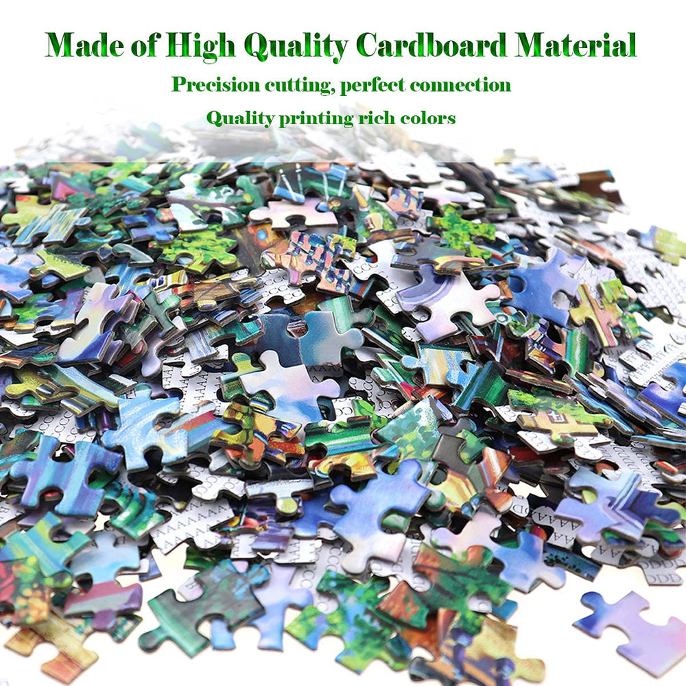 Runlycan recycled-board material ensures sturdy puzzle construction and long-lasting appeal.