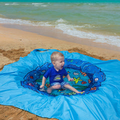 RunNico cartoon ocean pattern play mat sparks imagination on sunny days.