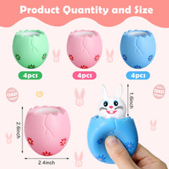 RunNico Easter egg squishy pink for sensory relief for kids and adults