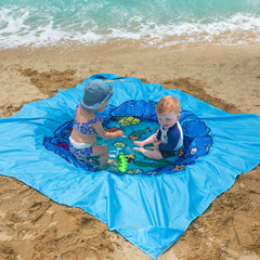 RunNico water bucket included for easy filling and quick water storage during outdoor fun.