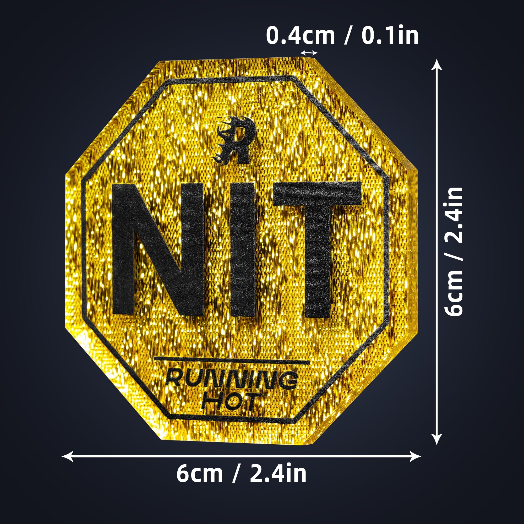 RUNNING HOT nit-button-60mm-diameter offers durable, comfortable handling.
