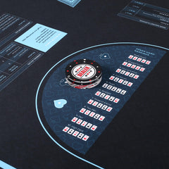 RUNNING HOT poker dealer button enhances home tournaments with a professional look.