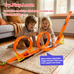 RuoKmaxx track with strong suction cups on glass during use.