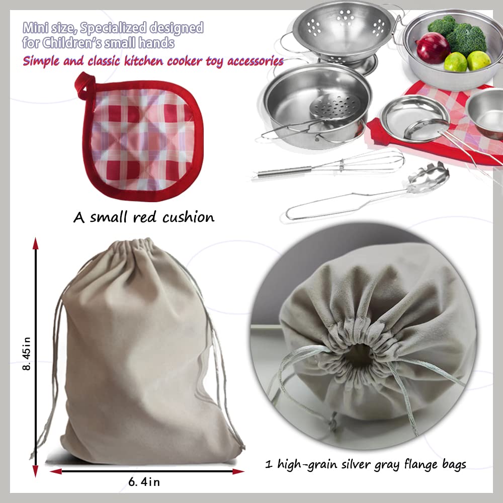 Rupnoflbui mini kitchen set soft pad for safe practice and grip