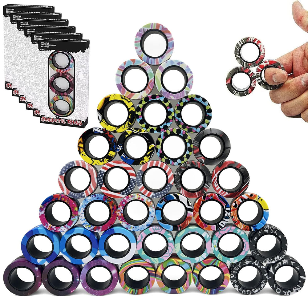 RURING magnetic rings in main view for tactile focus and fun