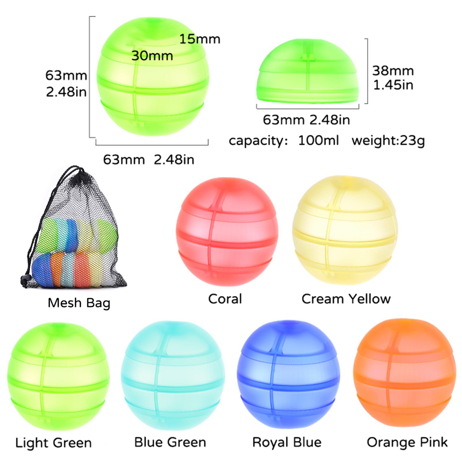 RURING silicone self-sealing balloons with soft surface for kid-safe fun.