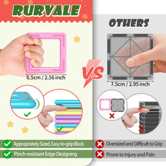 Rurvale ABS material safety for durable kid-friendly blocks