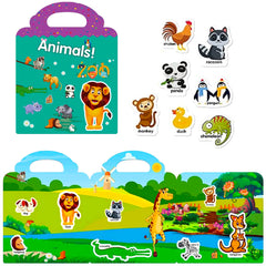 RUSON animal stickers set helps toddlers build vocabulary through play.