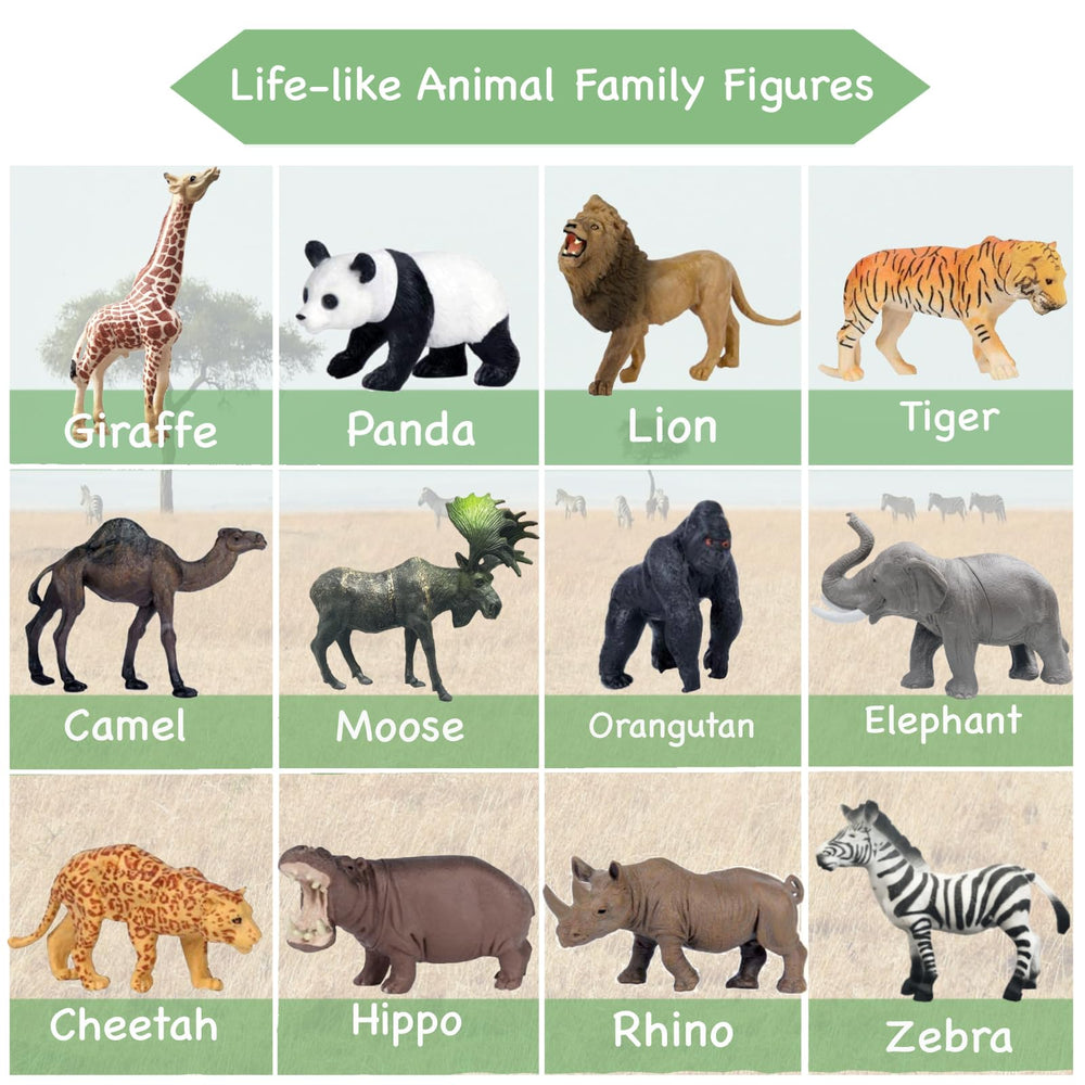 RUSON lion realistic jungle figure ideal for storytelling and classroom displays.