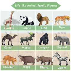 RUSON lion realistic jungle figure ideal for storytelling and classroom displays.
