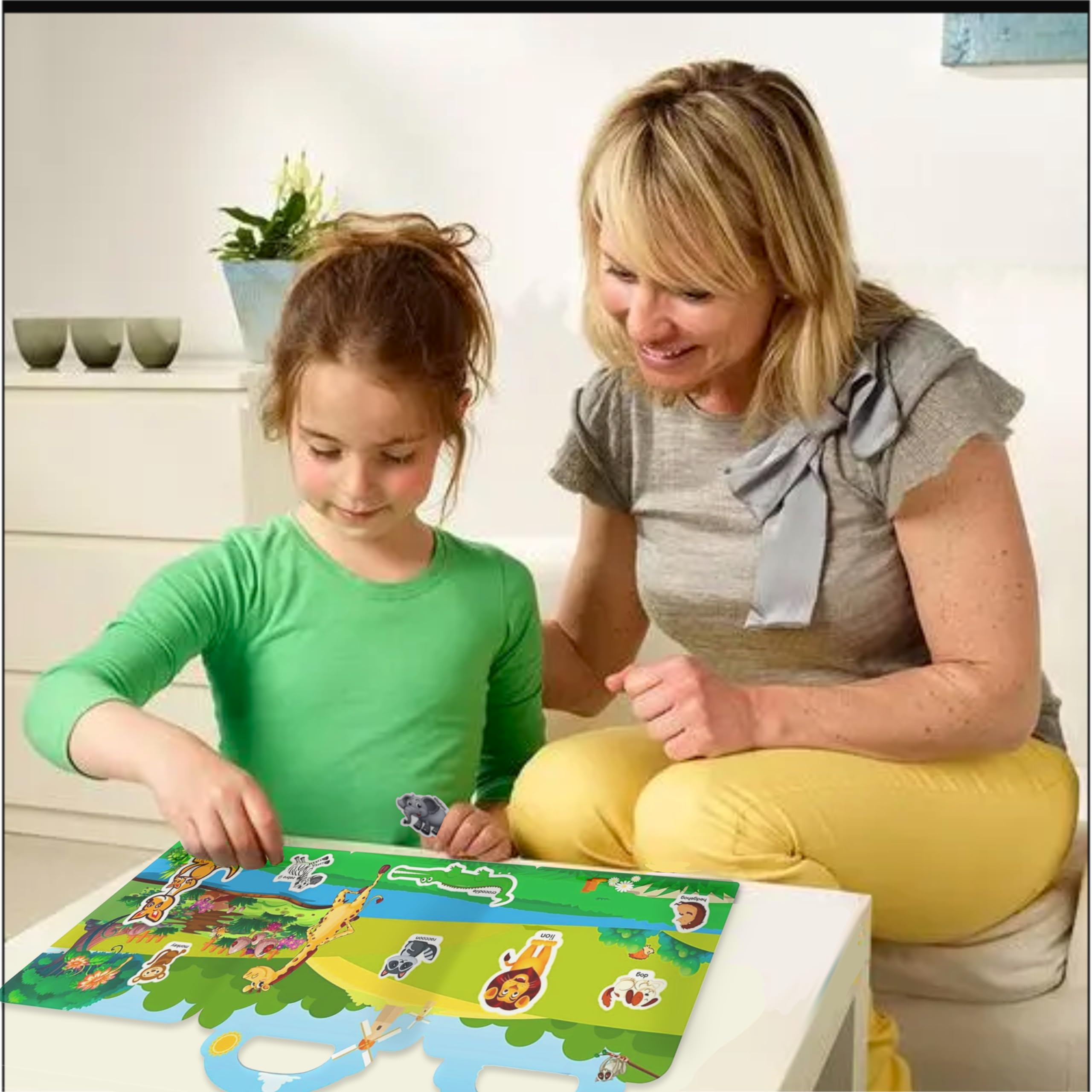 RUSON classroom-ready sticker book supports active learning.