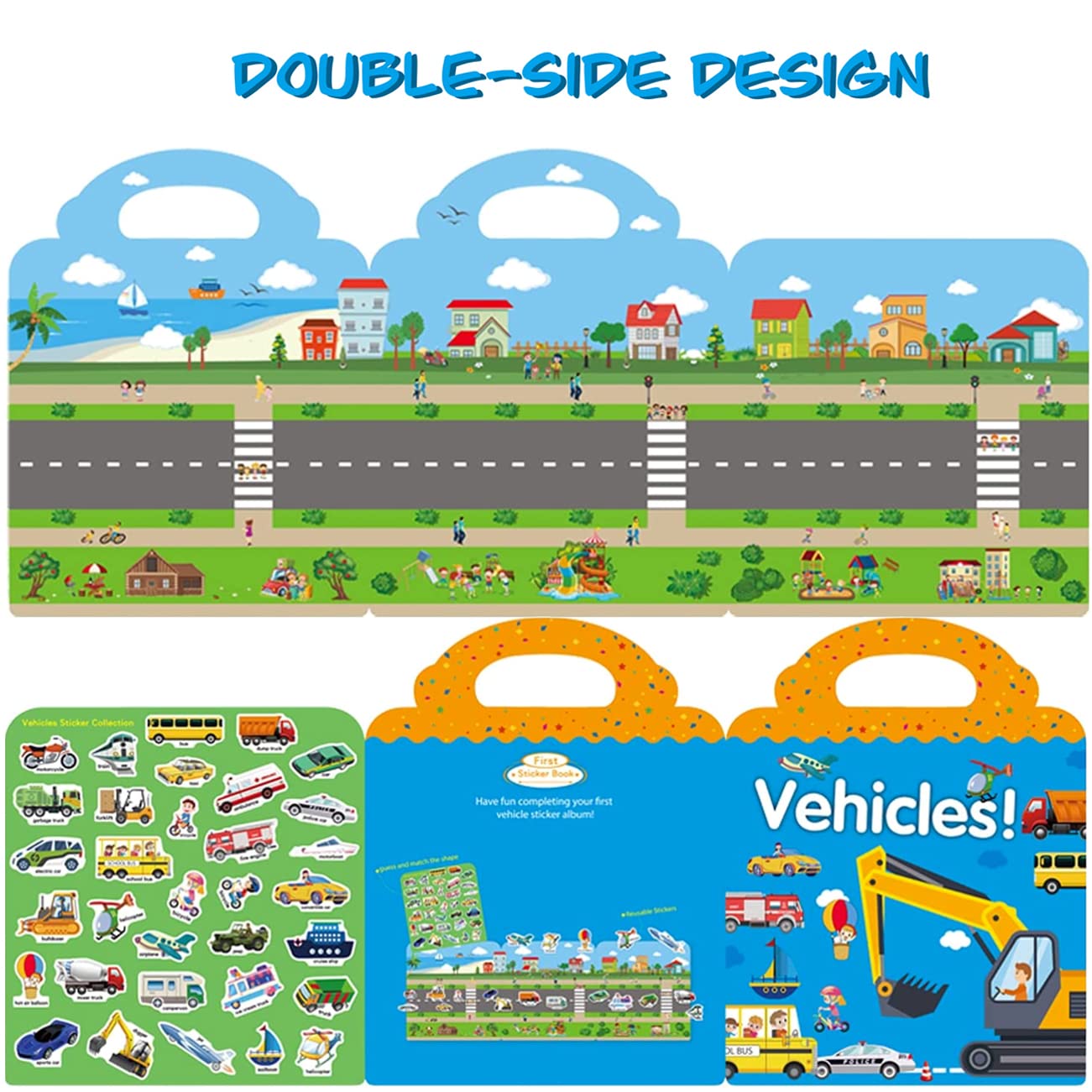 RUSON truck stickers set inspires storytelling during travel and classroom activities.