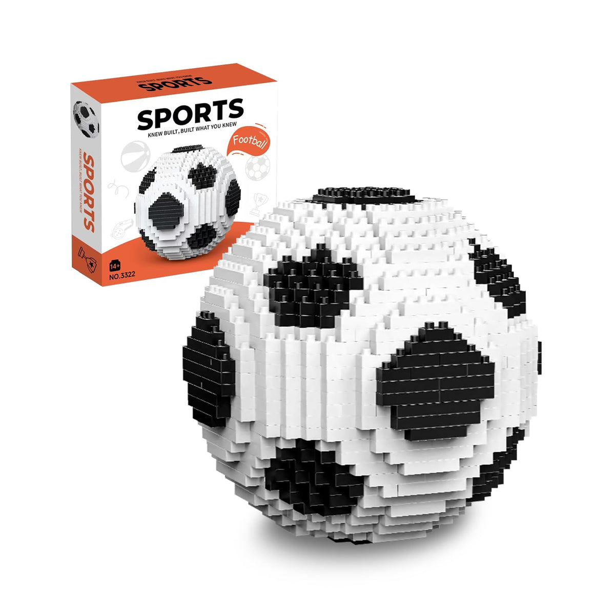RUVARA Soccer Building Set overview with 850 micro bricks for hands-on learning