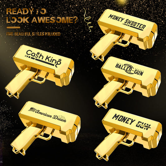 Close-up of the glossy finish on the RUVINCE Money Gun