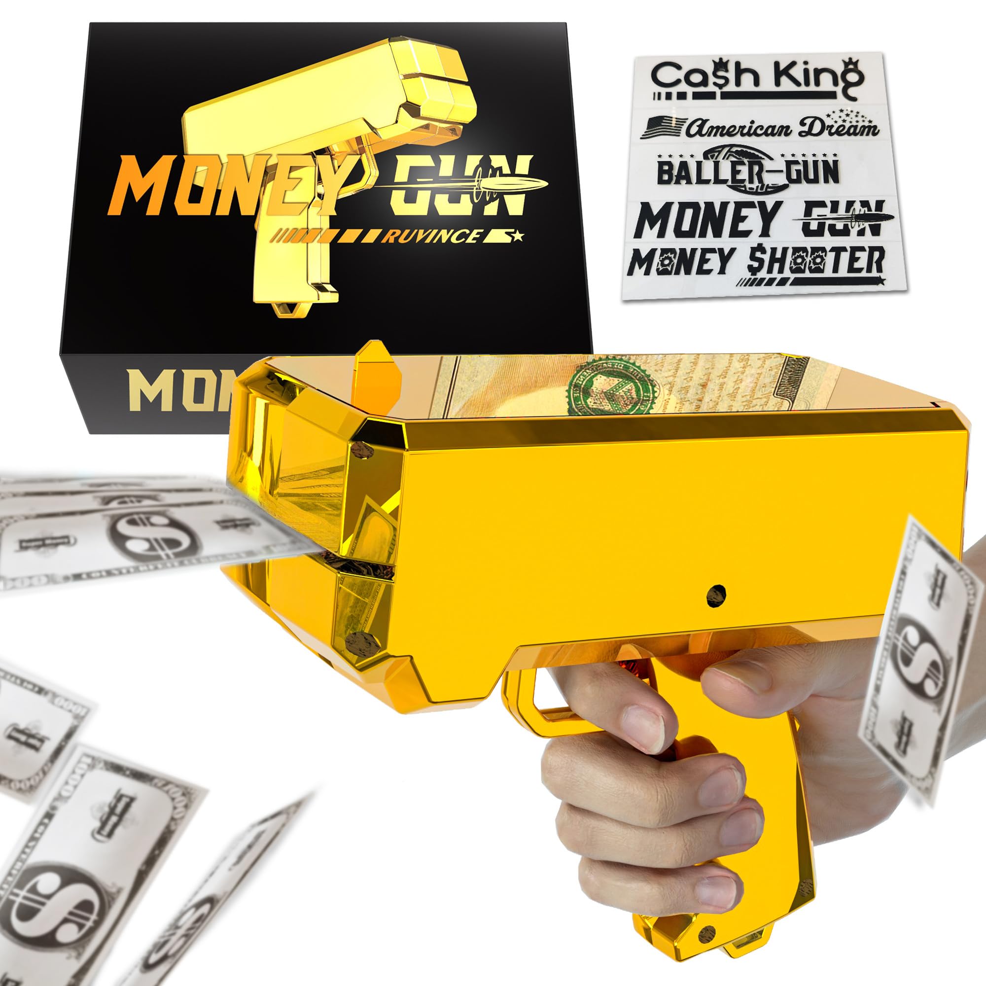 RUVINCE Money Gun rain effect for dramatic film and party scenes