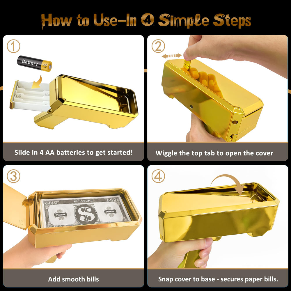 Open top cover ready to insert toy paper
