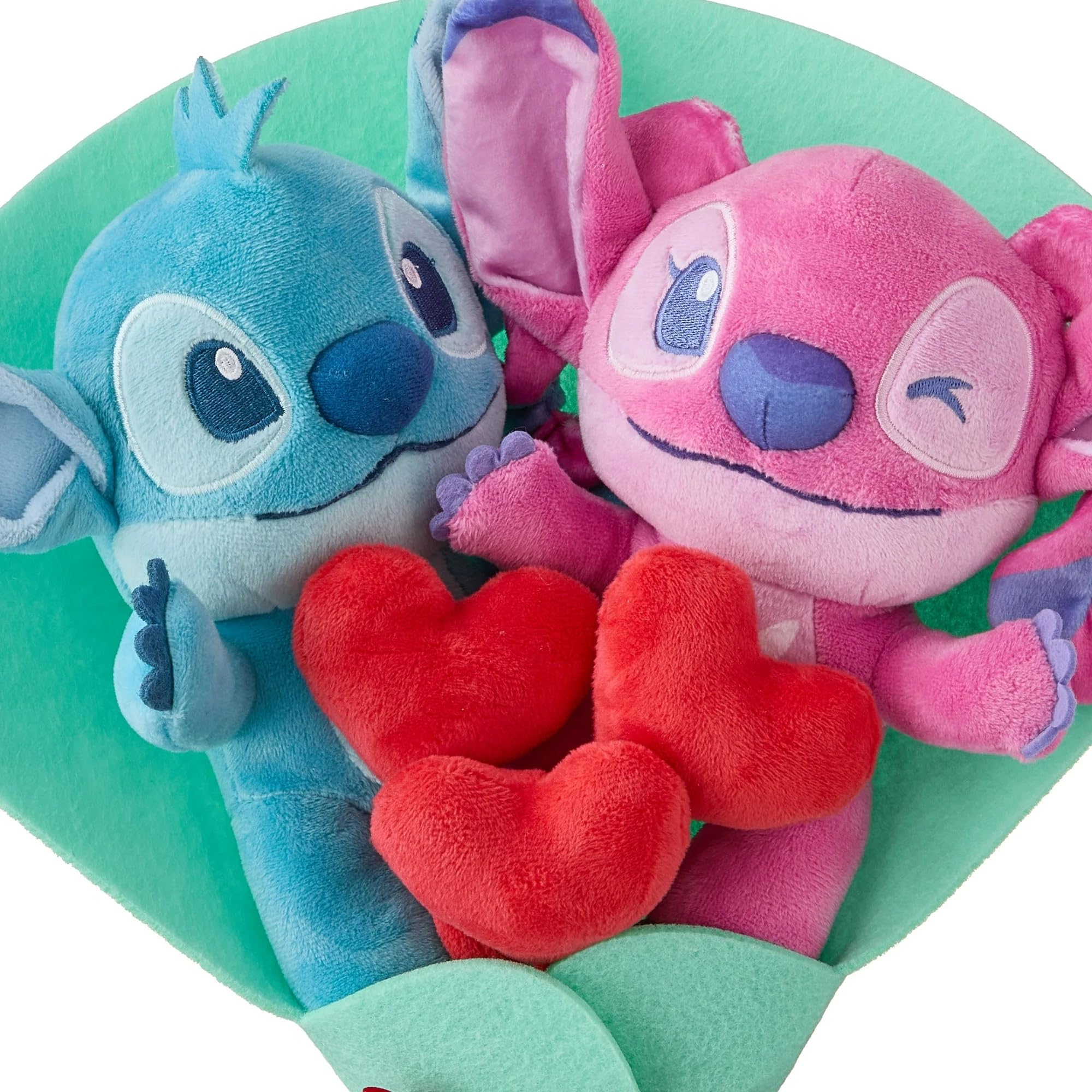 Ruz ready-to-gift plush bouquet showcases Stitch and Angel with vibrant colors