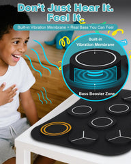 RVONE LCD screen displays tempo and volume for easy learning.